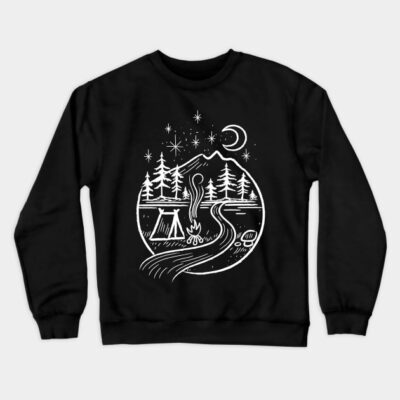 Camping Sign Crewneck Sweatshirt Official Camping Merch