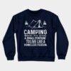 Camping Crewneck Sweatshirt Official Camping Merch