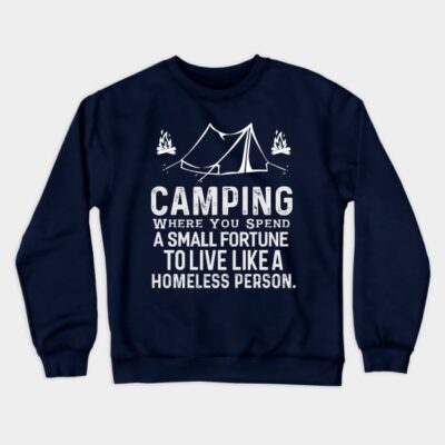 Camping Crewneck Sweatshirt Official Camping Merch