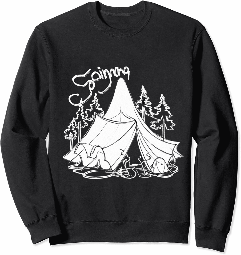 Camping Crew 2023 Funny Campfire Camping Life Happy Camper Sweatshirt Pullover Shirt for Women Black Small d1ec96d6 33e1 41b1 9519 ff216c96478d.b6660bf72cc2144e3976dbf7e0c3f81e - Camping Gifts Shop