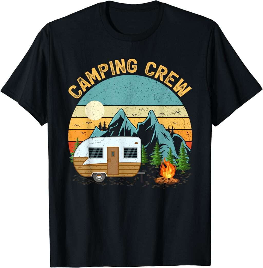 Retro Vintage Camper Camping Crew T Shirt a8a3f9ac c805 4d9b b022 bd3782a36f7b.6af972644f4c36706a8c974b188e3a64 - Camping Gifts Shop