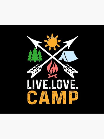 Camping - Live Love Camp Tapestry Official Camping Merch