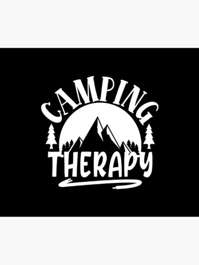 Camping Therapy - Funny Camping Quotes Tapestry Official Camping Merch