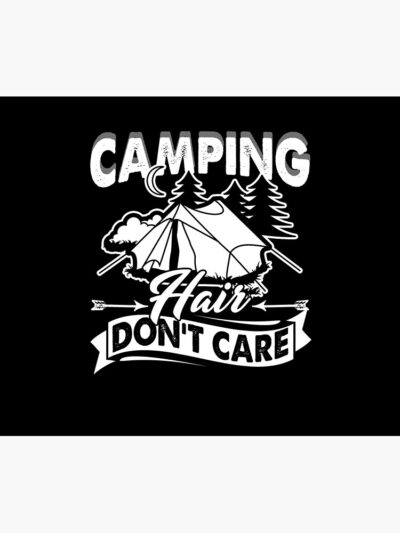 Camping Hair Don'T Care Tapestry Official Camping Merch