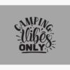 Camping Vibes Only - Funny Camping Quotes Tapestry Official Camping Merch