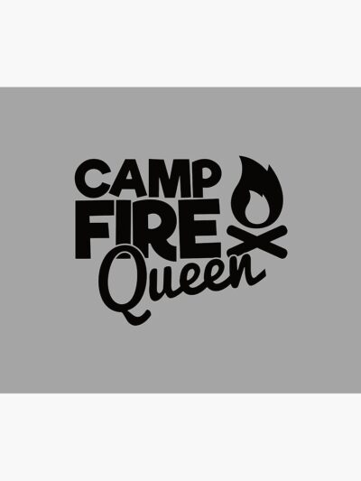 Camp Fire Queen - Funny Camping Quotes Tapestry Official Camping Merch