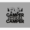 Camper Sweet Camper - Funny Camping Quotes Tapestry Official Camping Merch