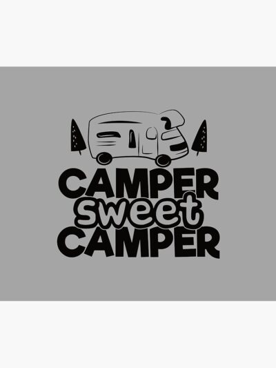 Camper Sweet Camper - Funny Camping Quotes Tapestry Official Camping Merch