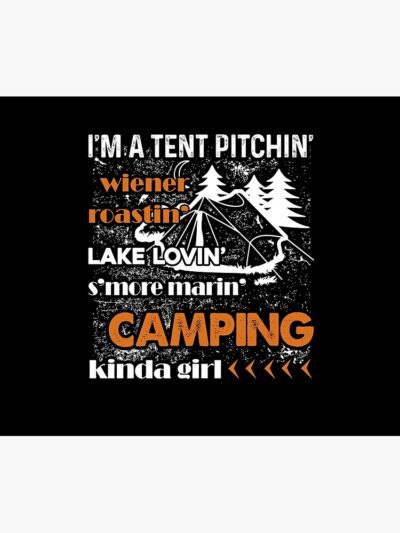 Camping - I'M A Camping Kinda Girl Tapestry Official Camping Merch