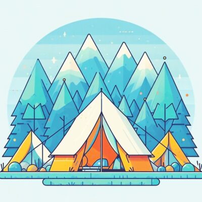 Camping In The Mountains. Tote Bag Official Camping Merch