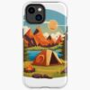 Camping Tent In The Forest Iphone Case Official Camping Merch