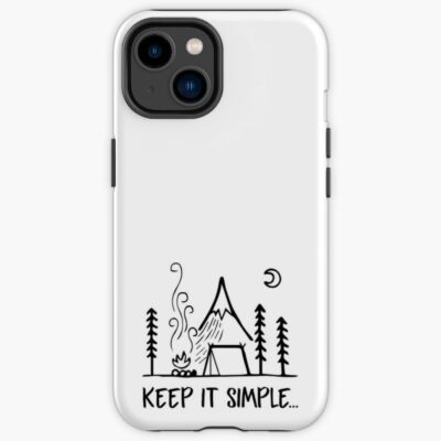 Keep It Simple Iphone Case Official Camping Merch