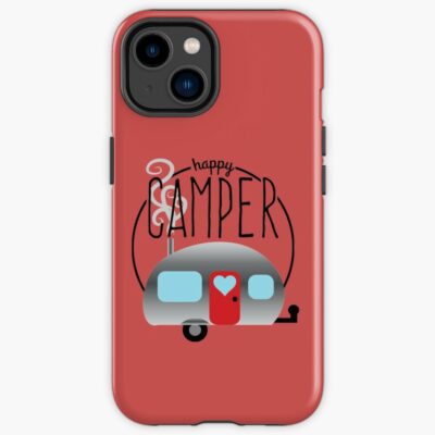 Happy Camper Iphone Case Official Camping Merch