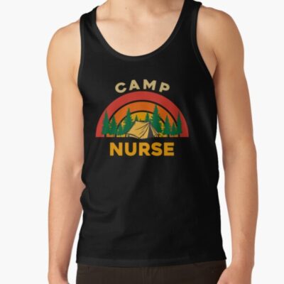 Camp Nurse Design For Camping Lovers Tank Top Official Camping Merch