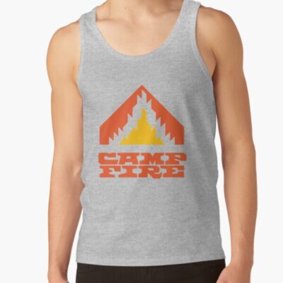 Camp Fire (Red) Tank Top Official Camping Merch