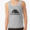 Rvb Camping Its A Legitimate Strategy (Black) Tank Top Official Camping Merch