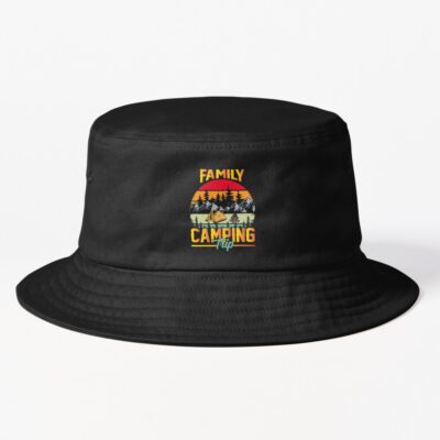 Family Camping Trip Shirt Bucket Hat Official Camping Merch