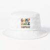 Camp Hike Repeat Funny Camping And Hiking Bucket Hat Official Camping Merch