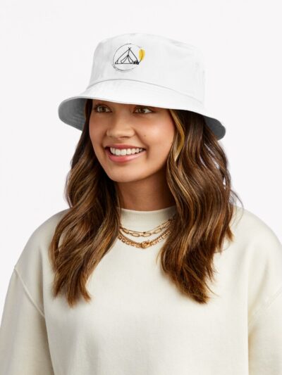 Qld Design  ( Queensland )-Ladies Camping Australia- Bucket Hat Official Camping Merch