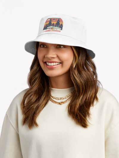 California Rv Camping Us Travel Bucket Hat Official Camping Merch