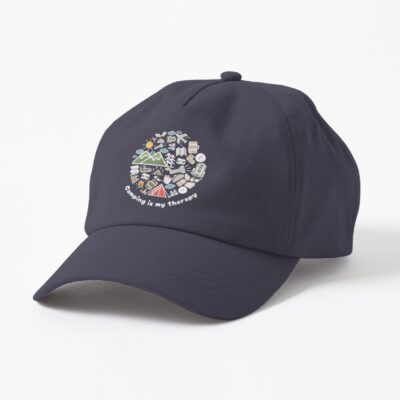 Camping Is My Therapy Cap Official Camping Merch