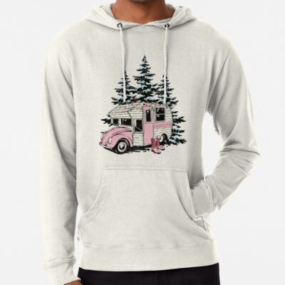 Western Christmas Camper Graphic Tee Hoodie Official Camping Merch