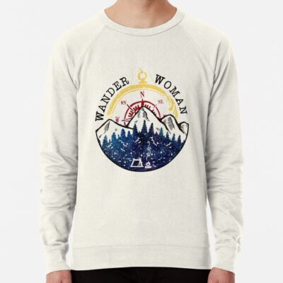 Camping Wander Woman Hiking Vintage Sweatshirt Official Camping Merch