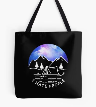 I Love Camping Hate People Tote Bag Official Camping Merch