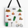 Camping Is A Lifestyle Tote Bag Official Camping Merch