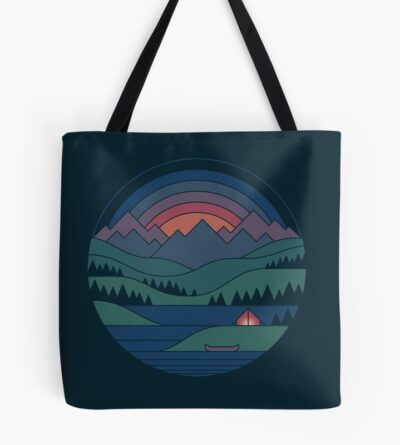 The Lake At Twilight Tote Bag Official Camping Merch