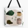 Traveler And Camping Lifestyle For Adventure Tote Bag Official Camping Merch