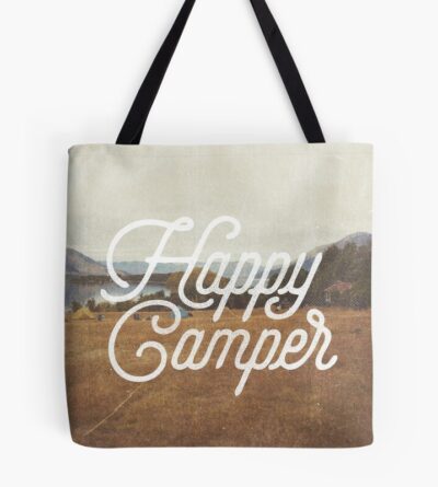 Happy Camper Tote Bag Official Camping Merch