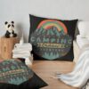 Forest Camping Outdoor Adventure Throw Pillow Official Camping Merch