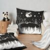 Camping Under The Stars Throw Pillow Official Camping Merch