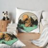 Camping In A Forest Throw Pillow Official Camping Merch