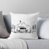 Home Is Where You Park It | Vanlife | Campervan | Camping | Outdoors | Rv Throw Pillow Official Camping Merch