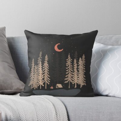 Feeling Small... Throw Pillow Official Camping Merch