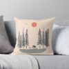 Feeling Small In The Morning... Throw Pillow Official Camping Merch