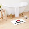 I Just Really Love Camping  - I Heart Camping -  I ❤️ Camping Bath Mat Official Camping Merch