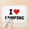 I Just Really Love Camping  - I Heart Camping -  I ❤️ Camping Bath Mat Official Camping Merch