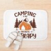 Camping Is My Favorite Therapy Bath Mat Official Camping Merch