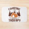 Camping Is My Favorite Therapy Bath Mat Official Camping Merch