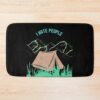 Camping I Hate People Camping Lovers Mountain Climbing Hiking Gift Bath Mat Official Camping Merch