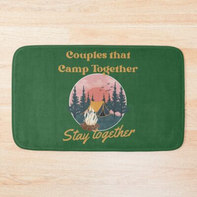 Camping Couples Quotes Bath Mat Official Camping Merch