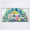 Travel By Camping Car Mouse Pad Official Camping Merch