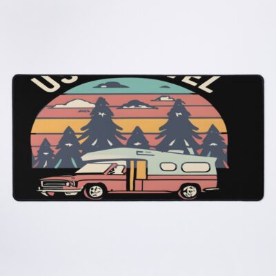 California Rv Camping Us Travel Mouse Pad Official Camping Merch