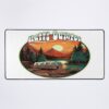 Happy Camper - Camping Rv Sunset Mountains Mouse Pad Official Camping Merch