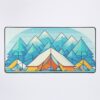 Camping In The Mountains. Mouse Pad Official Camping Merch