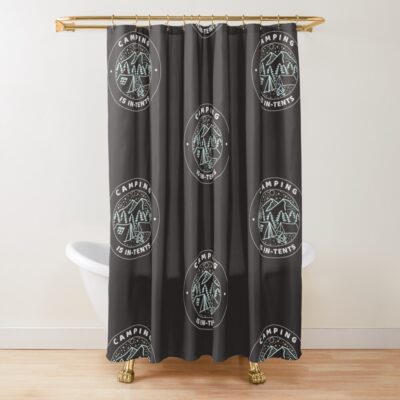 Shower Curtain Official Camping Merch