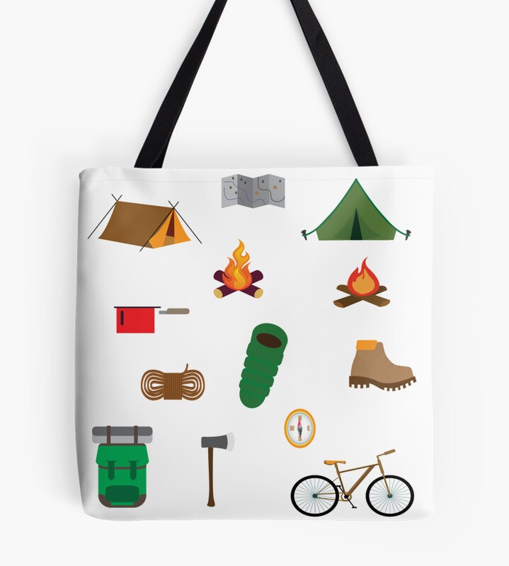 Camping Is A Lifestyle Tote Bag